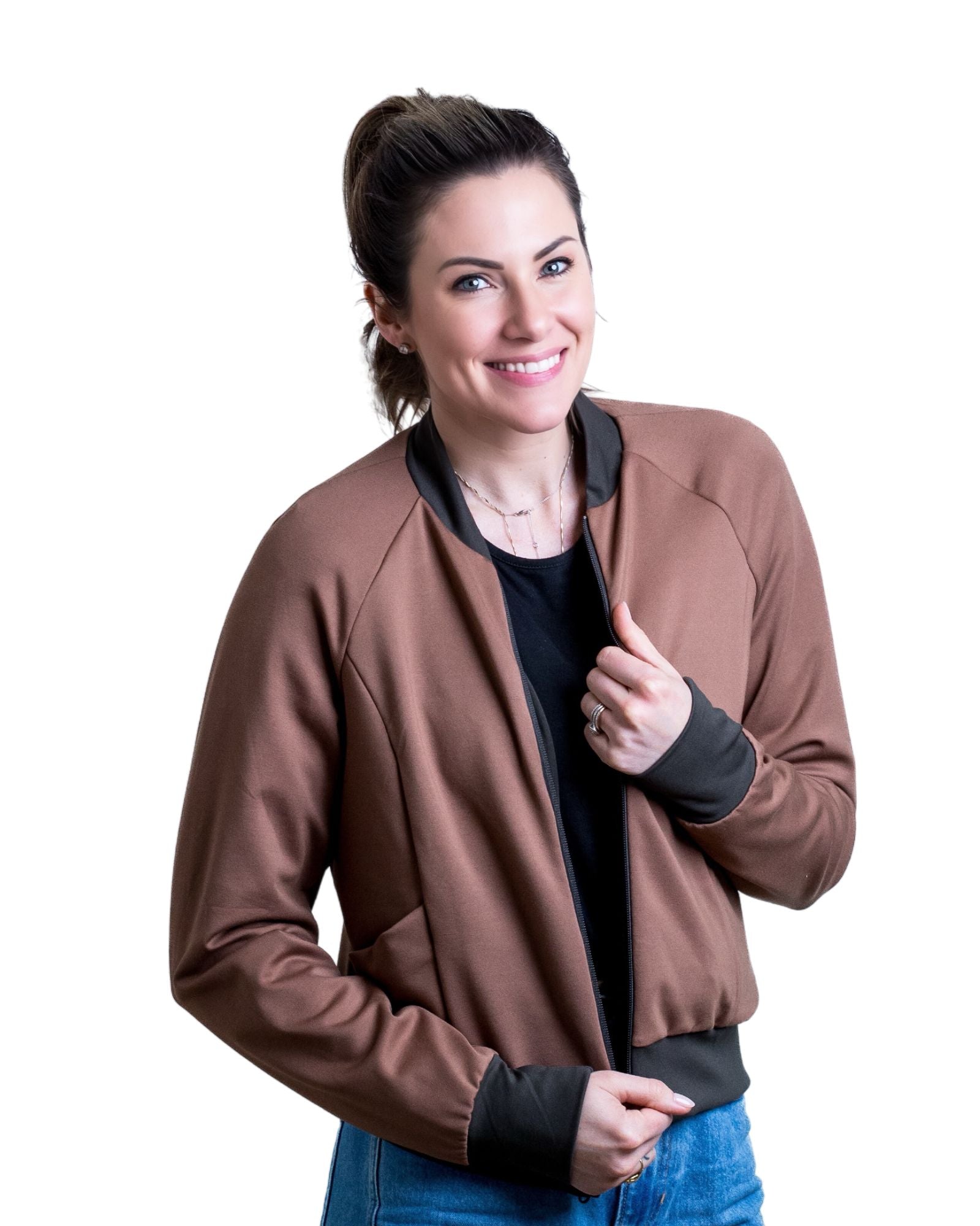 Pine & Truffle Reversible Bomber Jacket